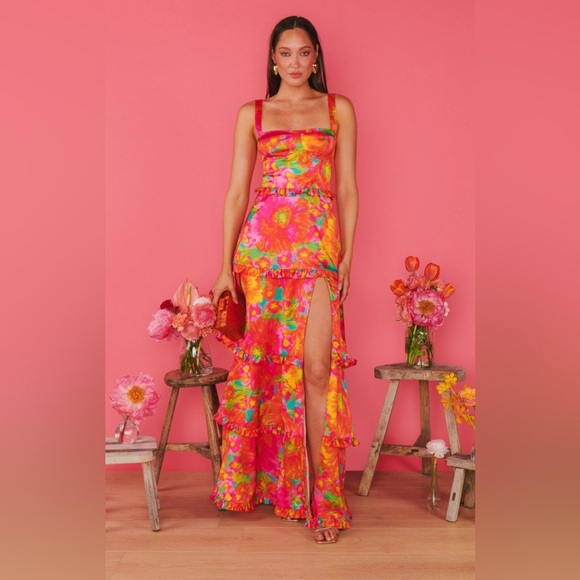 SHOW ME YOUR MUMU Lady Corset Dress In Miss Malibu - Picture 7 of 13